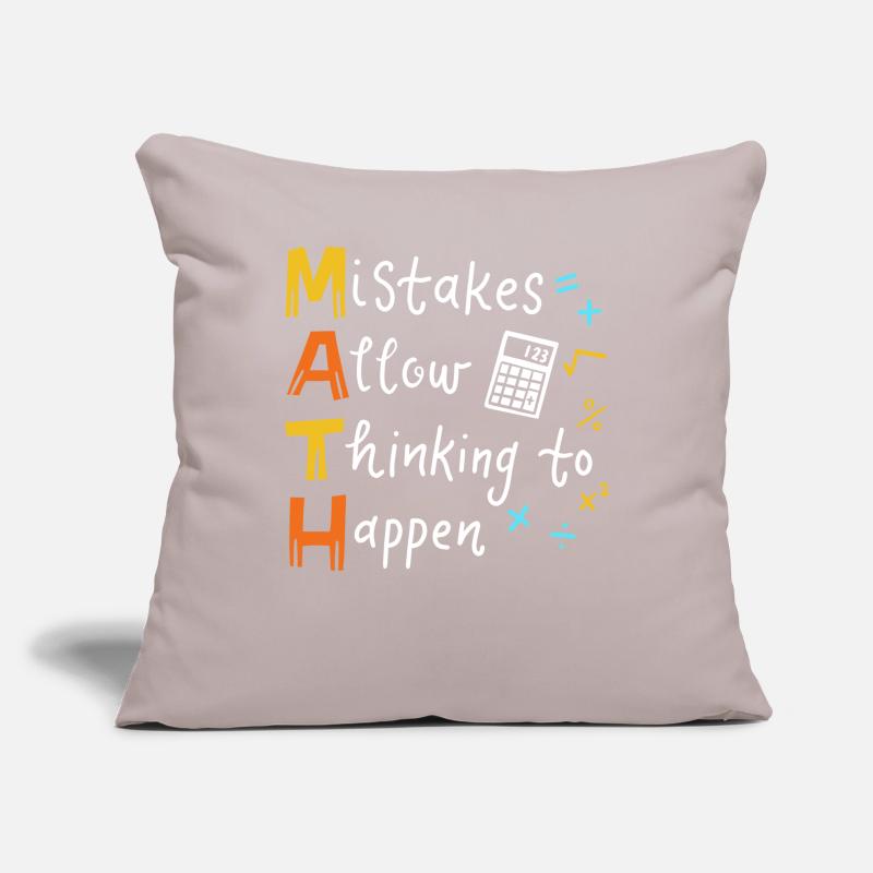 math teacher Sofa pillowcase 17,3'' x 17,3'' (45 x 45 cm)