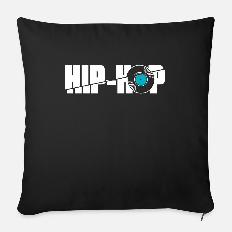 Hip Hop - Sofakissenbezug 45 x 45 cm - Schwarz