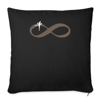 MUAY THAI FOR EVER Muay Thai Infinity - Sofa pillowcase 17,3'' x 17,3'' (45 x 45 cm) - black - Front