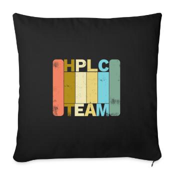 HPLC Chromatography Retro - Sofa pillowcase 17,3'' x 17,3'' (45 x 45 cm) - black - Front