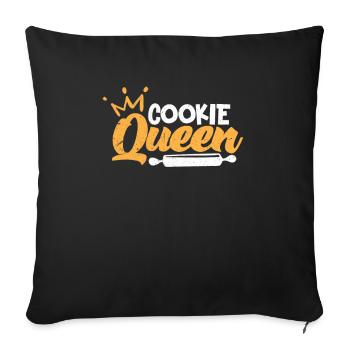 Baker - Sofa pillowcase 17,3'' x 17,3'' (45 x 45 cm) - black - Front