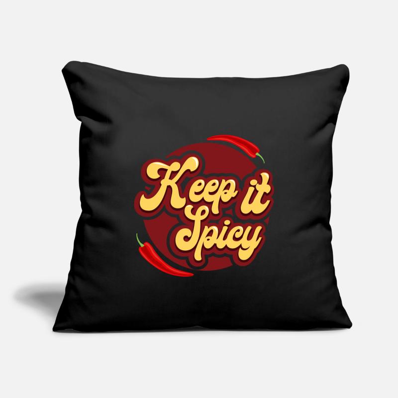Cuisson du piment Housse de coussin décorative 45 x 45 cm