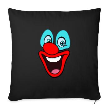 Carnaval de Cologne - Housse de coussin décorative 45 x 45 cm - noir - Devant