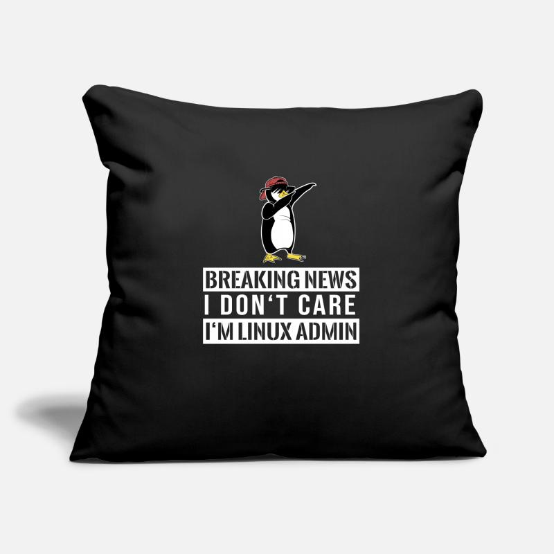 IT Nerd Linux Linux Pinguin Geek Software Engineer Sofakissenbezug 45 x 45 cm