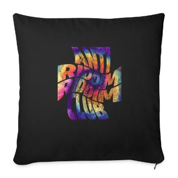 Techno - Housse de coussin décorative 45 x 45 cm - noir - Devant
