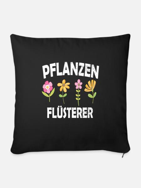 Gärtner - Sofakissenbezug 45 x 45 cm - Schwarz