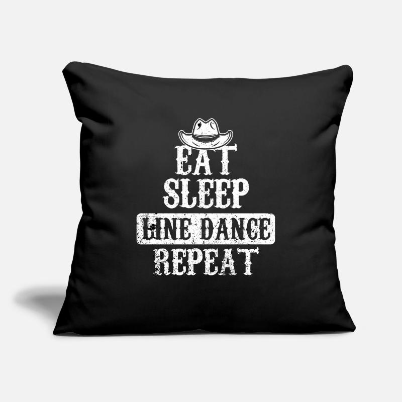 Line dance line dance Sofa pillowcase 17,3'' x 17,3'' (45 x 45 cm)