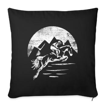 concours complet - Housse de coussin décorative 45 x 45 cm - noir - Devant