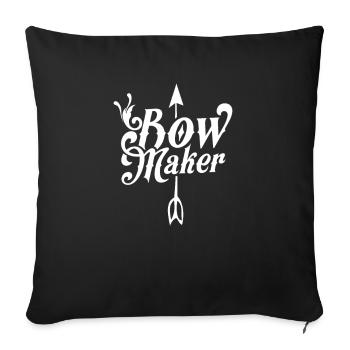 Bowmaker Bow Making Bow Maker Bows Team - Sofa pillowcase 17,3'' x 17,3'' (45 x 45 cm) - black - Front