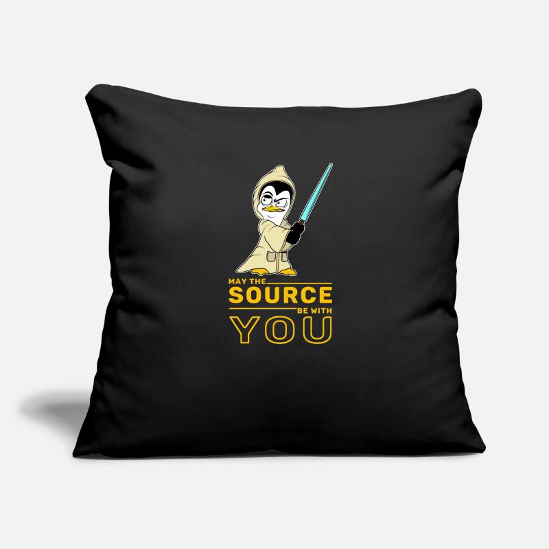 IT Nerd Linux Linux Pinguin Geek Software Engineer Sofakissenbezug 45 x 45 cm