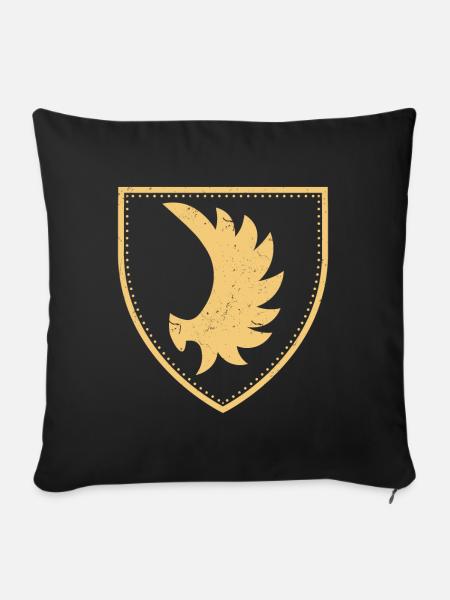 Ostpreußen Symbol - Sofakissenbezug 45 x 45 cm - Schwarz