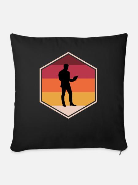 Good Programming Tshirt - Sofakissenbezug 45 x 45 cm - Schwarz