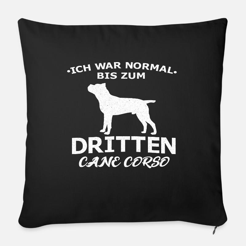Cane Corso - Sofakissenbezug 45 x 45 cm - Schwarz