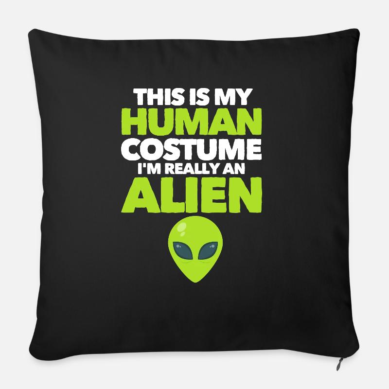 Alien - Sofakissenbezug 45 x 45 cm - Schwarz