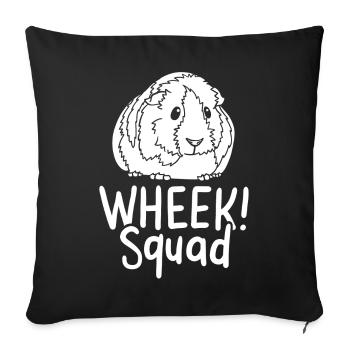 Cochons d'Inde - Housse de coussin décorative 45 x 45 cm - noir - Devant