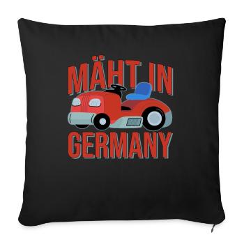 Mäht in Germany - Sofakissenbezug 45 x 45 cm - Schwarz - Vorne
