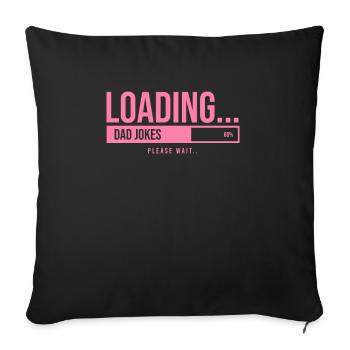 Funny Dad Joke Dad Joke Dad Say Dadjokes - Housse de coussin décorative 45 x 45 cm - noir - Devant