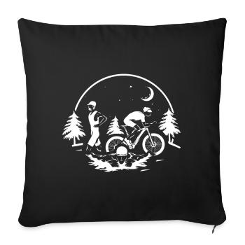 Triathlon Sport - Sofa pillowcase 17,3'' x 17,3'' (45 x 45 cm) - black - Front