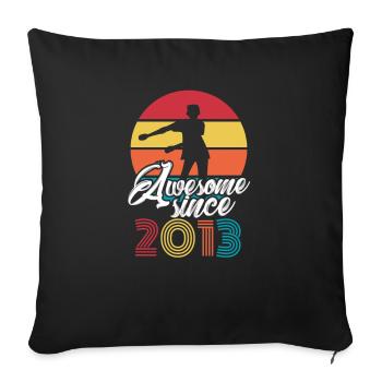2013 Floss Dance - Sofa pillowcase 17,3'' x 17,3'' (45 x 45 cm) - black - Front