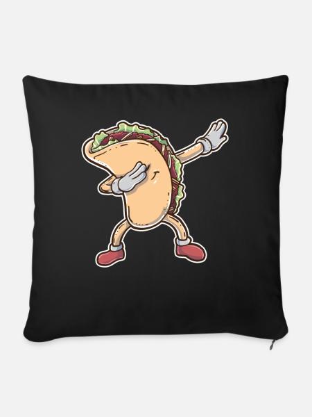 Taco - Sofakissenbezug 45 x 45 cm - Schwarz