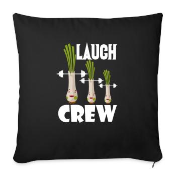 Lauch Crew - Sofakissenbezug 45 x 45 cm - Schwarz - Vorne