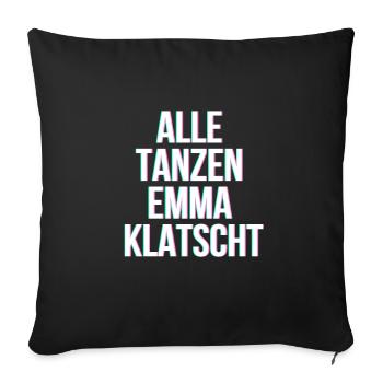 Drogen - Sofakissenbezug 45 x 45 cm - Schwarz - Vorne