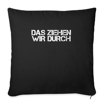 Drogen - Sofakissenbezug 45 x 45 cm - Schwarz - Vorne