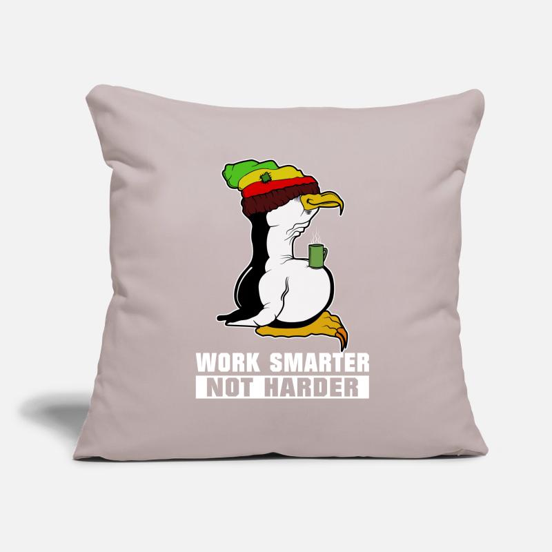 Linux penguin coffee break Rasta Informatik PC Nerd Sofa pillowcase 17,3'' x 17,3'' (45 x 45 cm)