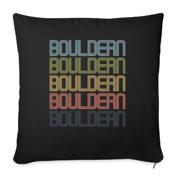 Bouldern Bouldern - Sofakissenbezug 45 x 45 cm - Schwarz - Vorne
