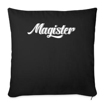 Dabbing Magister Sponsion Absolvent - Sofakissenbezug 45 x 45 cm - Schwarz - Vorne