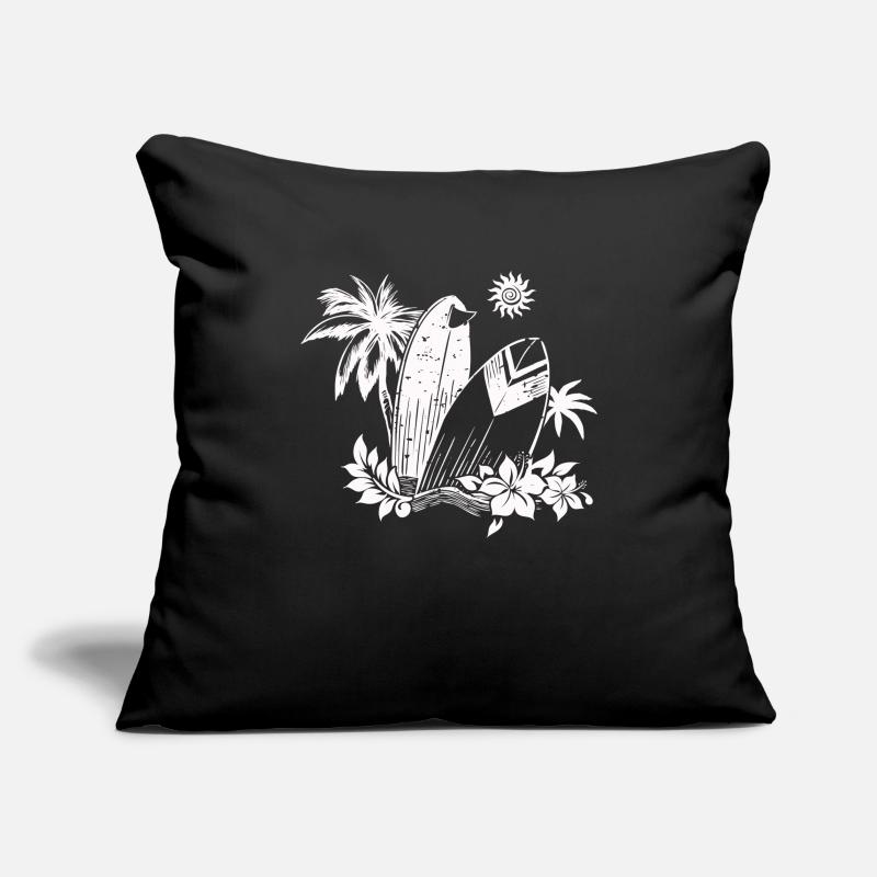 Planches de surf Housse de coussin décorative 45 x 45 cm