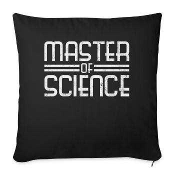 Une maîtrise - Housse de coussin décorative 45 x 45 cm - noir - Devant