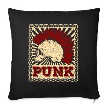 Punk Punk Rock Music Punks Anarchy Punk Gift - Sofa pillowcase 17,3'' x 17,3'' (45 x 45 cm) - black - Front