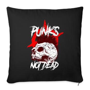 Punk Punk Rock Music Punks Anarchy Punk Gift - Sofa pillowcase 17,3'' x 17,3'' (45 x 45 cm) - black - Front