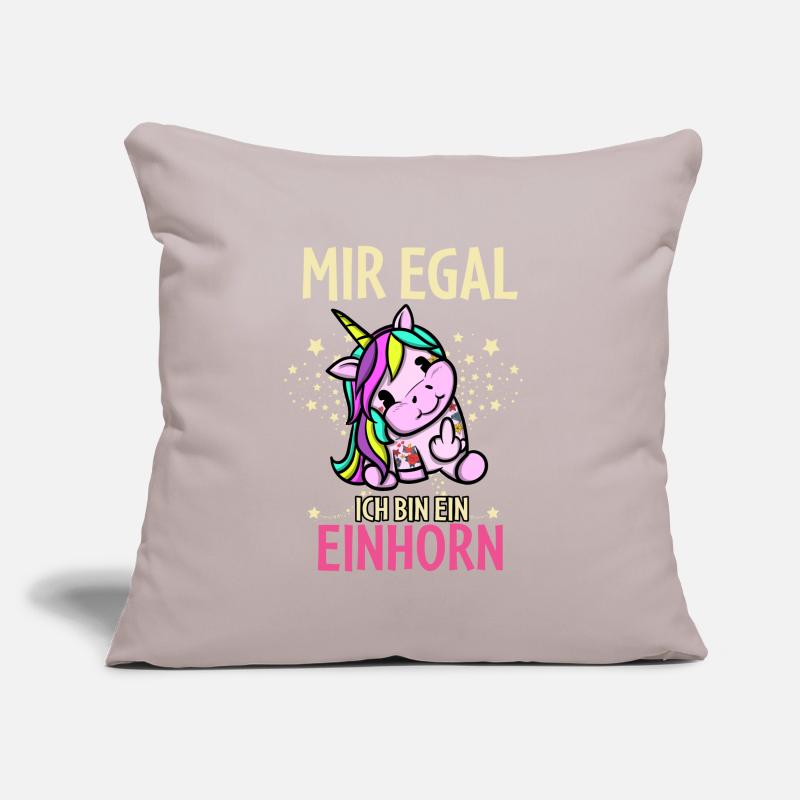 Mir Egal Ich Bin Ein Einhorn Sofakissenbezug 45 x 45 cm