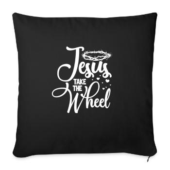 Jesus - Sofakissenbezug 45 x 45 cm - Schwarz - Vorne