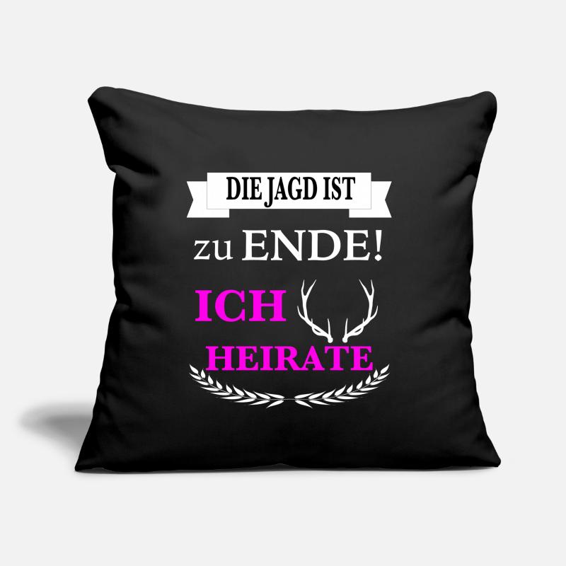 Jägerin Junggesellenabschied Bayern Team Geschenk Sofakissenbezug 45 x 45 cm