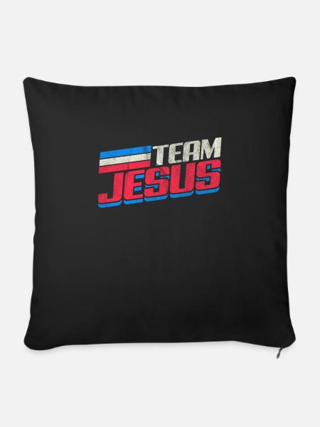 Jesus - Sofakissenbezug 45 x 45 cm - Schwarz