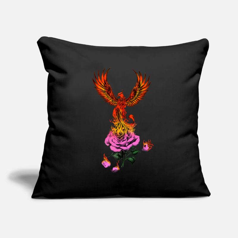Phoenix - Fire Phoenix - Burning Phoenix Housse de coussin décorative 45 x 45 cm