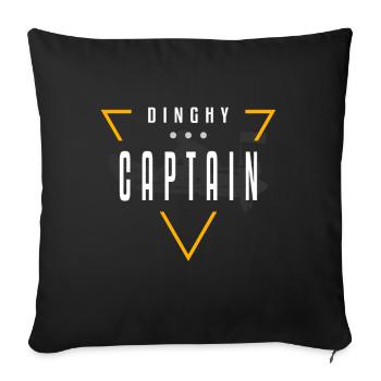Dériveur Captain Streetwear - Housse de coussin décorative 45 x 45 cm - noir - Devant