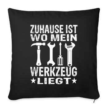 Handwerker handwerk handwerker Geschenke - Sofakissenbezug 45 x 45 cm - Schwarz - Vorne