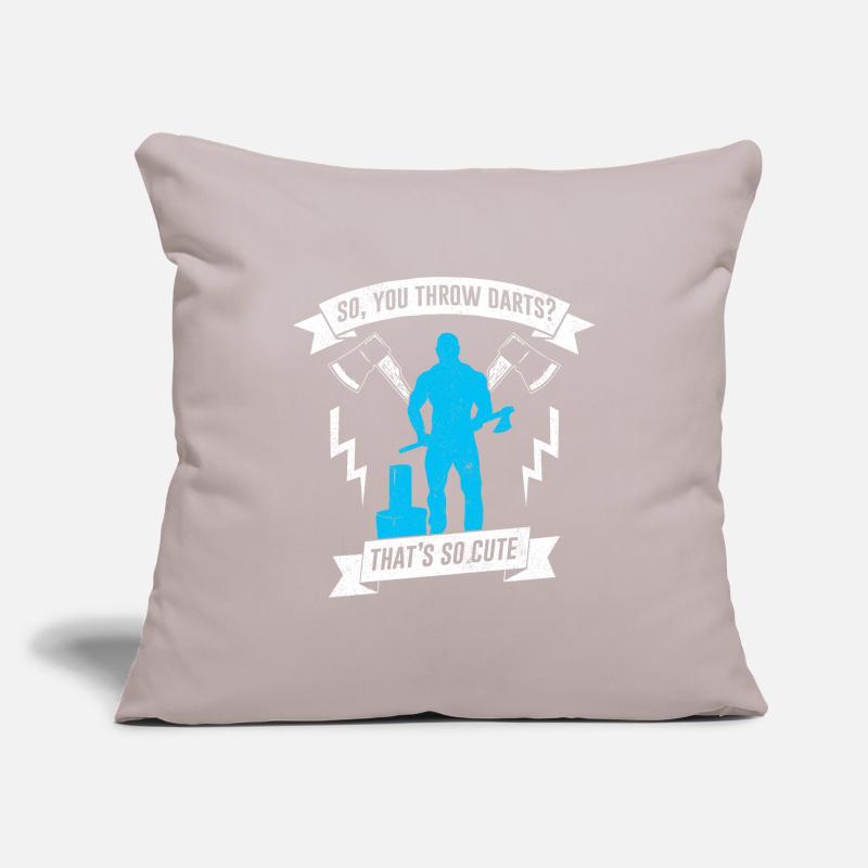 bûcheron Housse de coussin décorative 45 x 45 cm