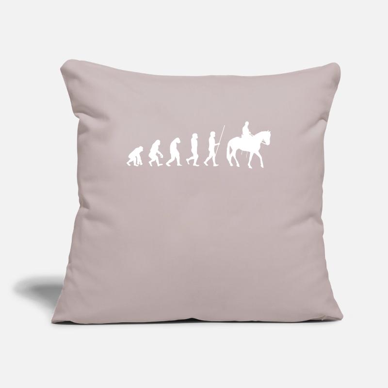 Cavalier évolution | Drôle cheval amis chevaux R Housse de coussin décorative 45 x 45 cm