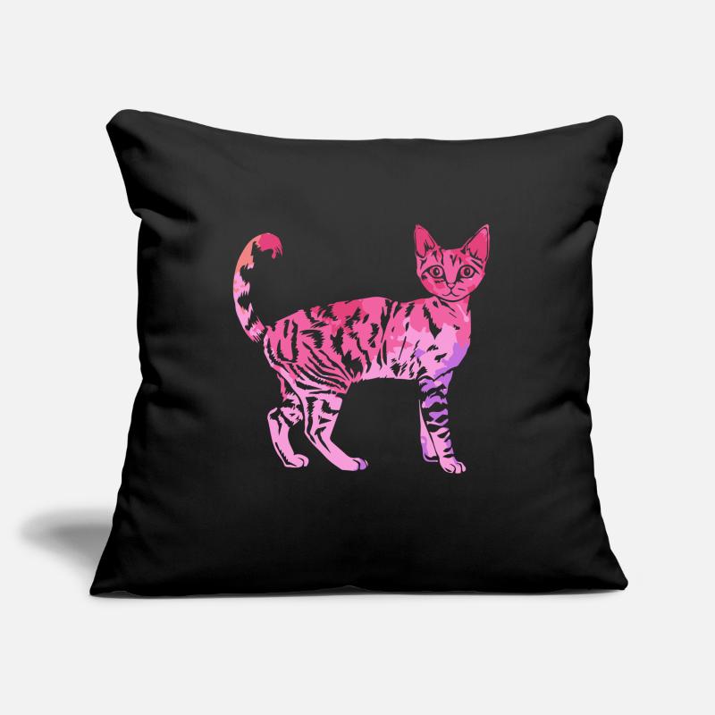 Devon Rex Katze Devon Rex Katze Bunt Sofakissenbezug 45 x 45 cm