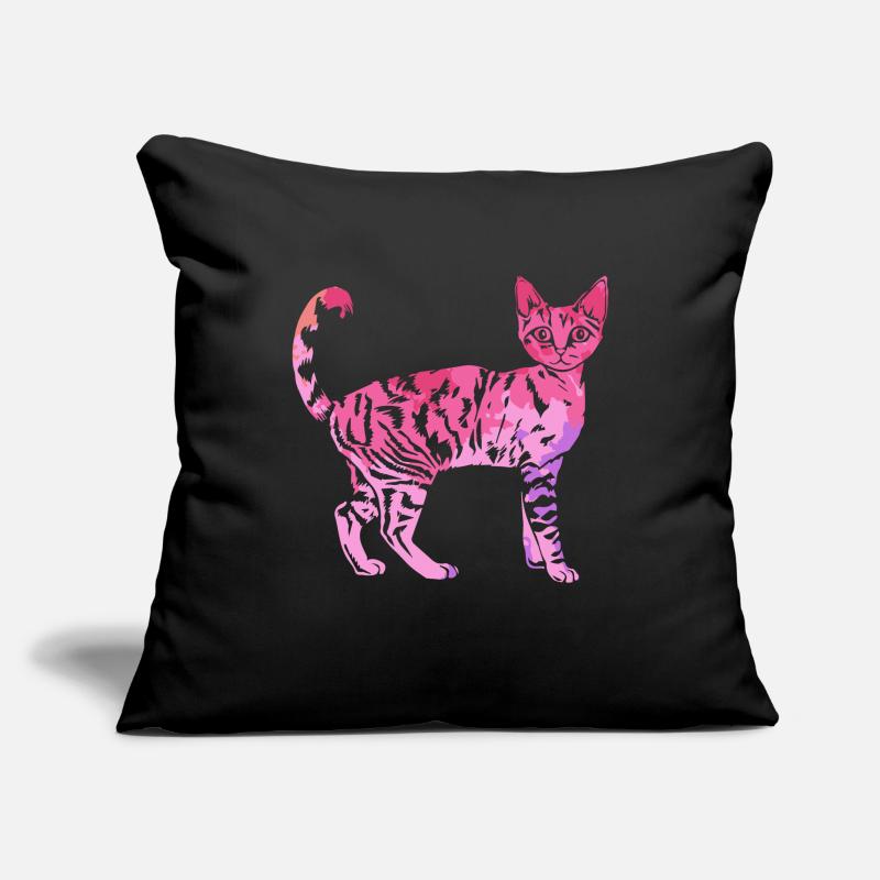 Devon Rex Katze Devon Rex Katze Bunt Sofakissenbezug 45 x 45 cm