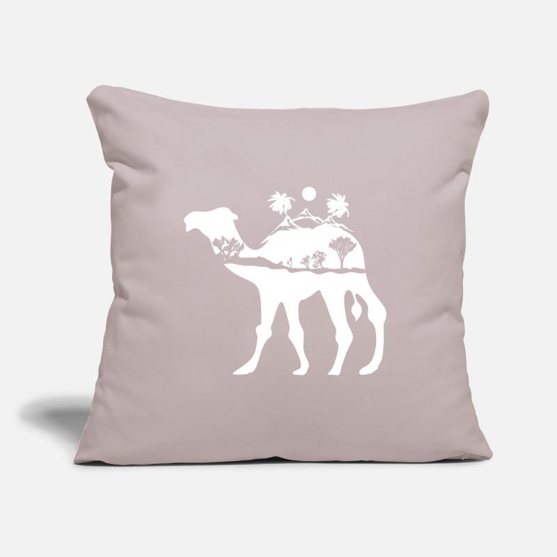 Kamel Housse de coussin décorative 45 x 45 cm