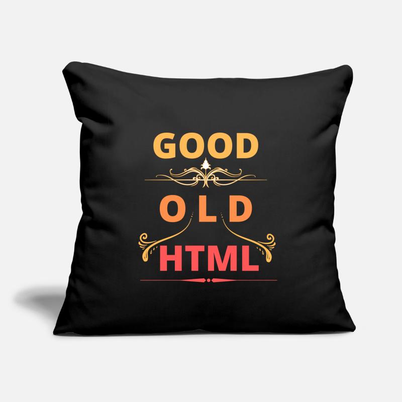 Good Old HTML web design Sofa pillowcase 17,3'' x 17,3'' (45 x 45 cm)