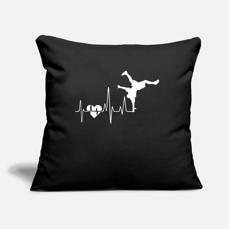 Breakdance Breakdance Heartbeat Sofa pillowcase 17,3'' x 17,3'' (45 x 45 cm)