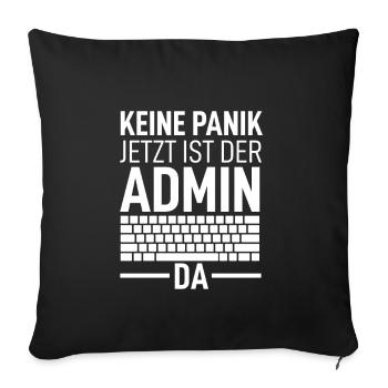 Programmierer Informatiker Nerd Admin PC Coder IT - Sofakissenbezug 45 x 45 cm - Schwarz - Vorne