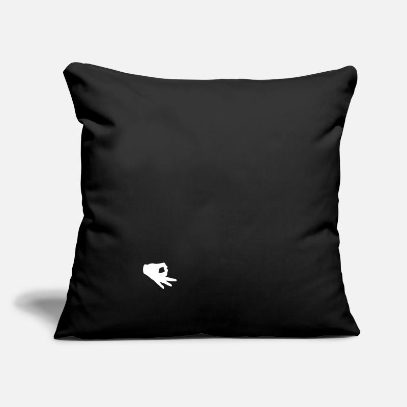Regardé et regardé Housse de coussin décorative 45 x 45 cm
